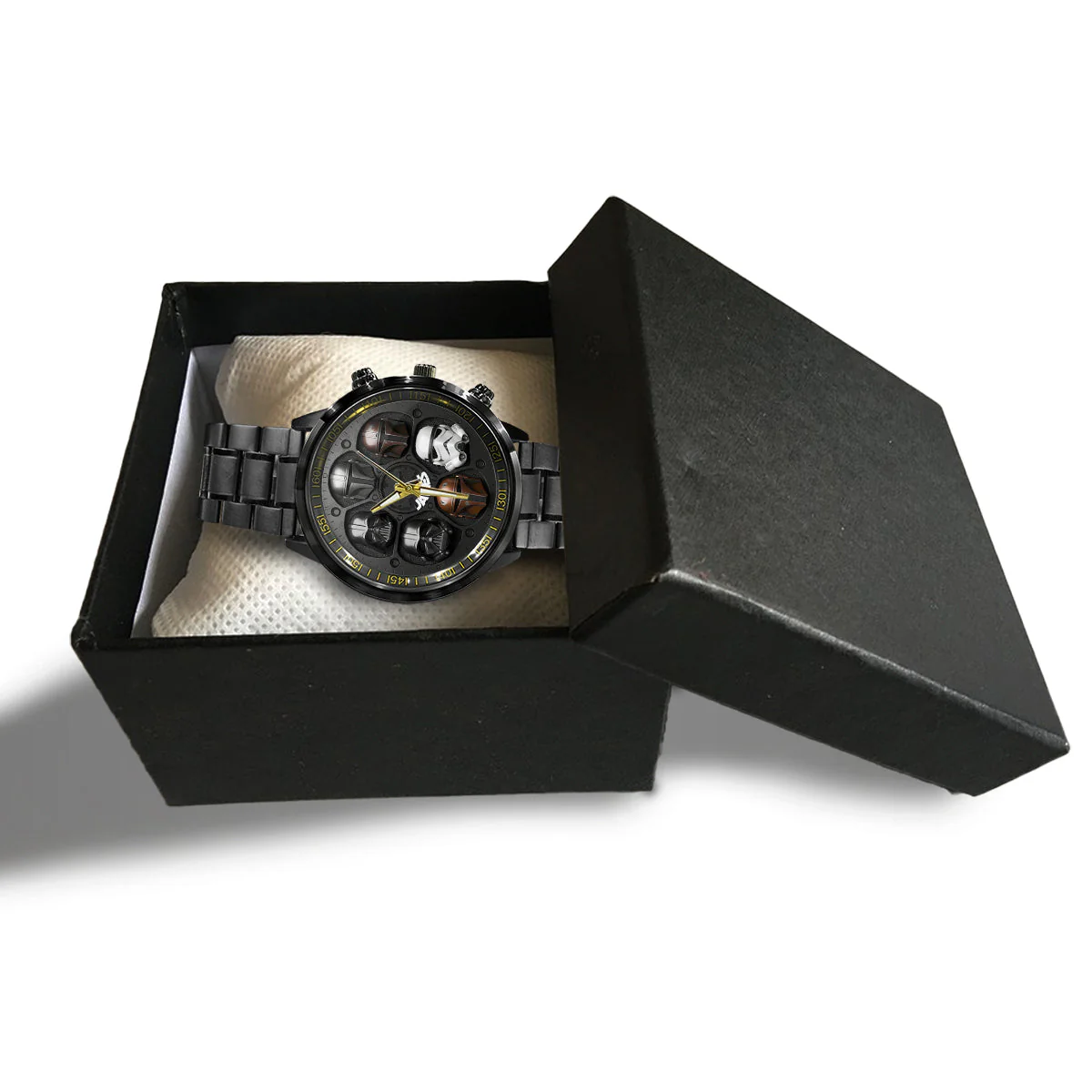 Stwa Galaxy Star Dark Trooper Chrono - Personalized Hand Watch - Gift For Him NL122 - Image 9
