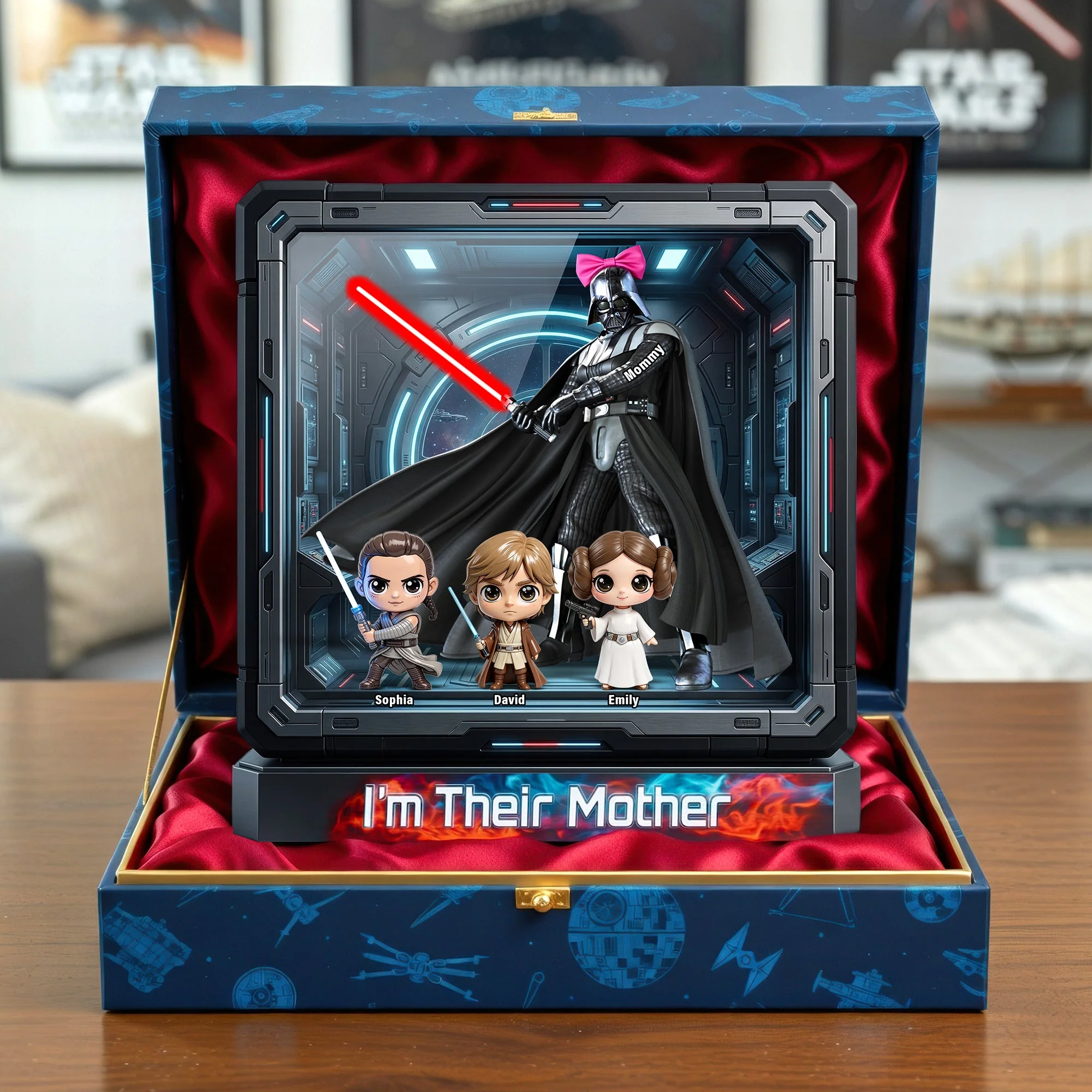 Stwa Galaxy Star I Am Their Mother - Personalized Acrylic Plaque - Gift For Mom, Movie Fans NL122 - Image 3