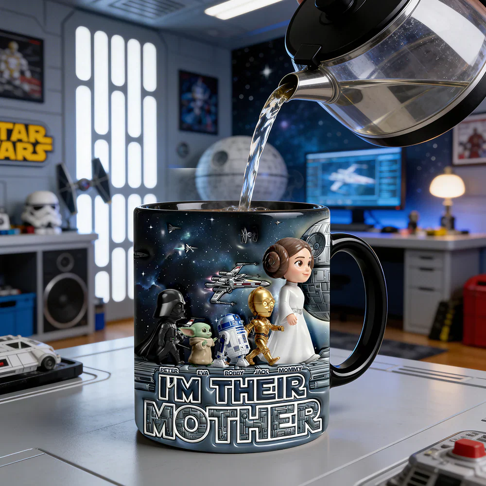 Stwa Galaxy Star I Am Their Mother - Personalized Ceramic Mug - Gift For Mom, Movie Fans NL122