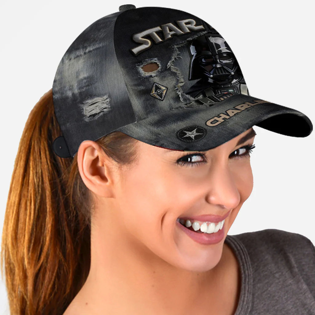 Stwa Galaxy Star Join The Dark Side - Personalized Classic Cap - Gift For Movie Fans - Image 2