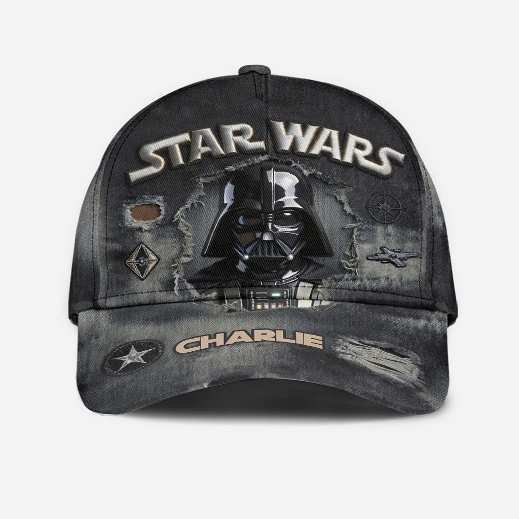 Stwa Galaxy Star Join The Dark Side - Personalized Classic Cap - Gift For Movie Fans - Image 3