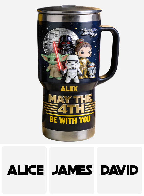 Stwa Galaxy Star May The 4th Be With You - Personalized Tumbler - Gift For Movie Fans NL122 - Image 6