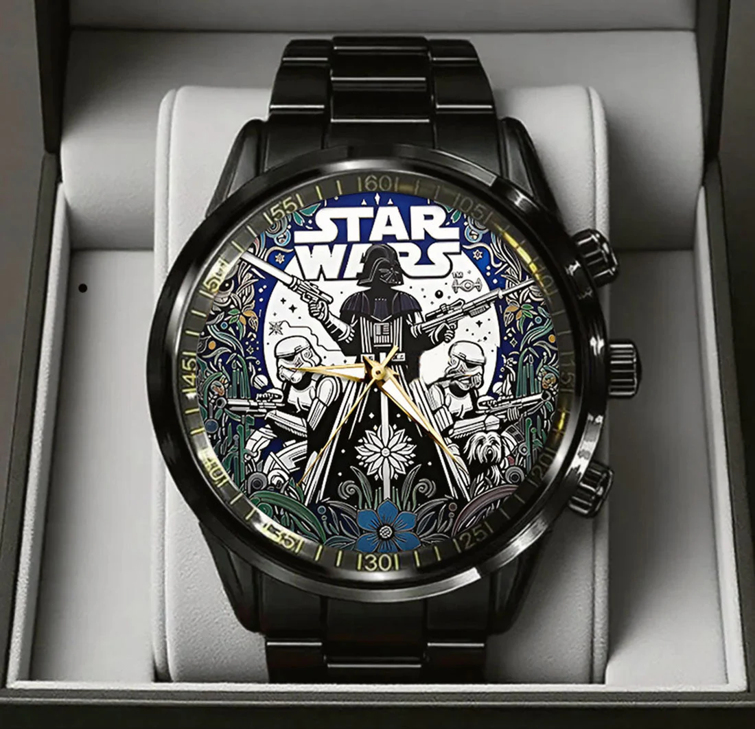 Stwa Galaxy Star May The Force Be With You - Personalized Hand Watch - Gift For Movie Fans HH01