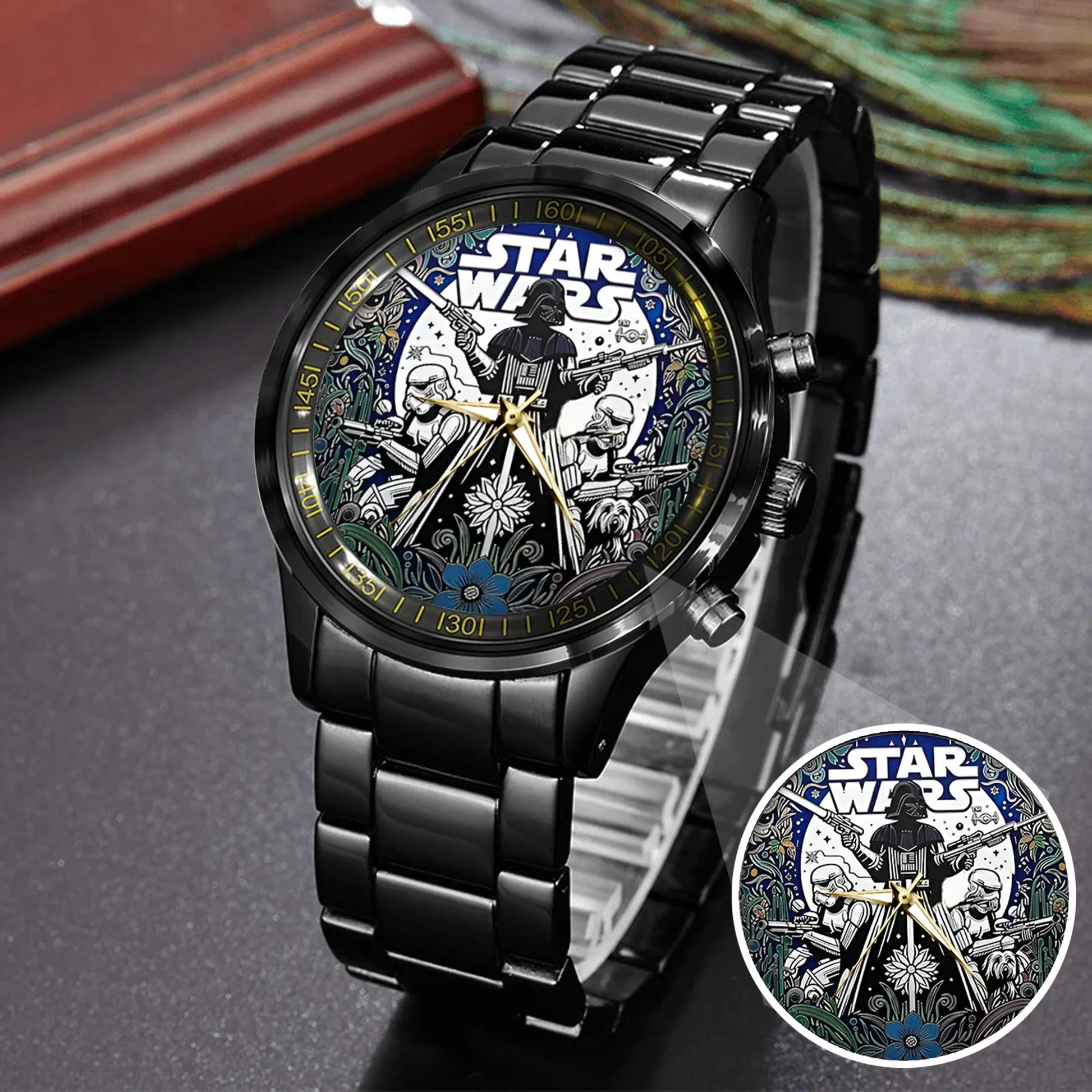 Stwa Galaxy Star May The Force Be With You - Personalized Hand Watch - Gift For Movie Fans HH01 - Image 4