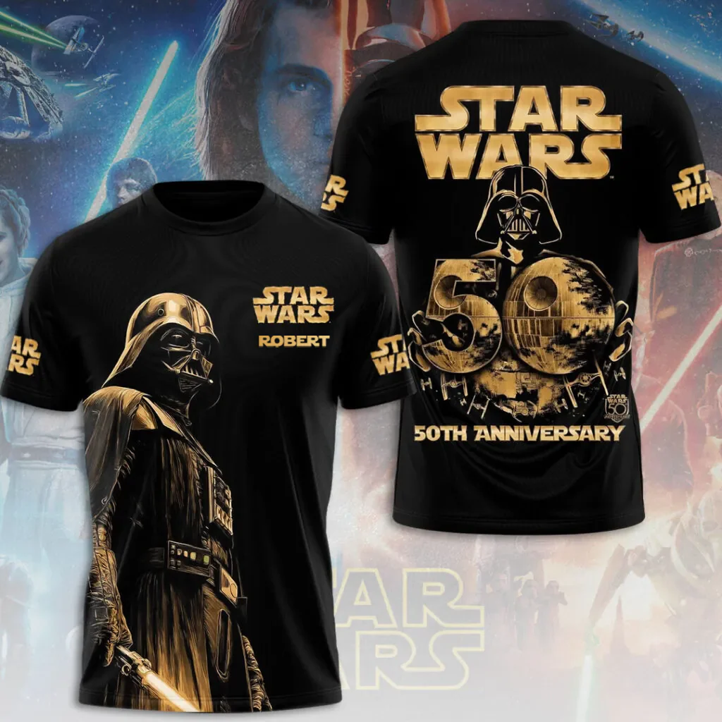 Stwa Galazy Star Celebrating 50th Anniversary - Personalized All Over Shirt - Gift For Movie Fans HH01