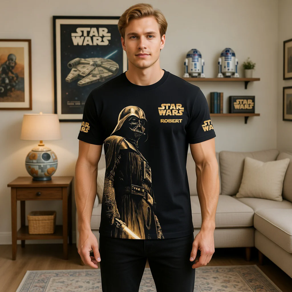 Stwa Galazy Star Celebrating 50th Anniversary - Personalized All Over Shirt - Gift For Movie Fans HH01 - Image 2
