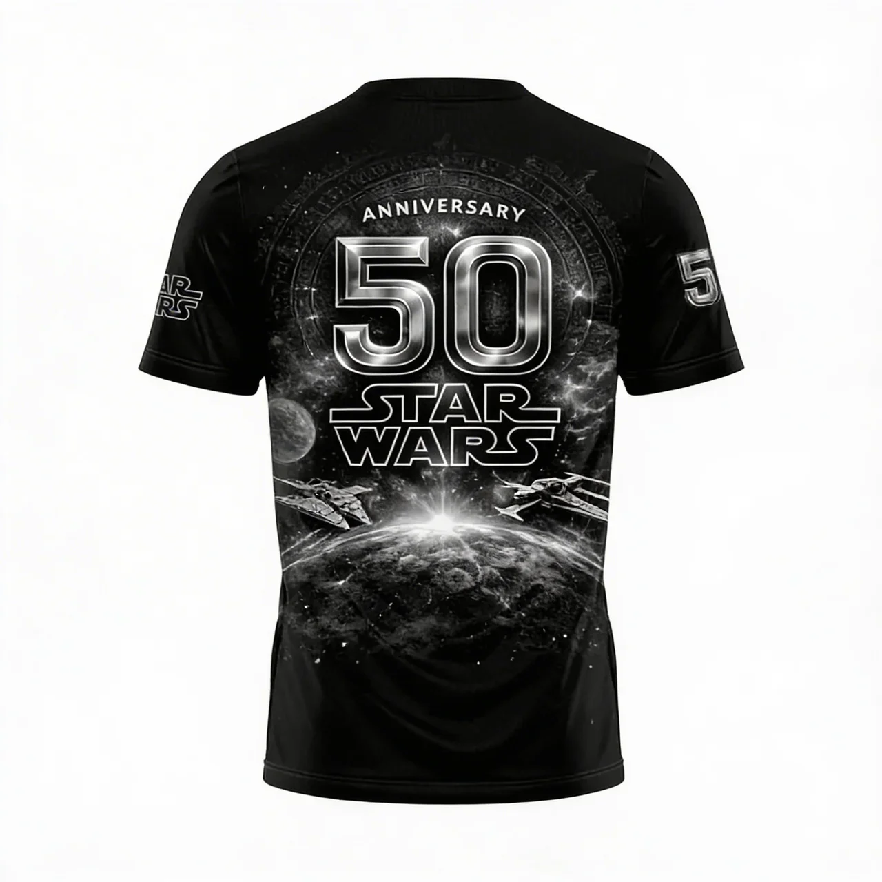 Stwa Galazy Star Celebrating 50th Anniversary - Personalized All Over Shirt - Gift For Movie Fans HH01 - Image 3