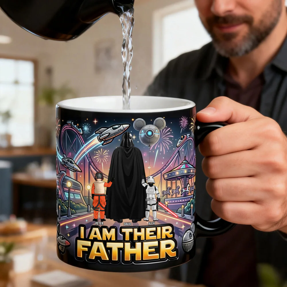 Stwa I Am Their Father Epic Warrior Dad - Personalized Mug - Gift For Dad - Image 2