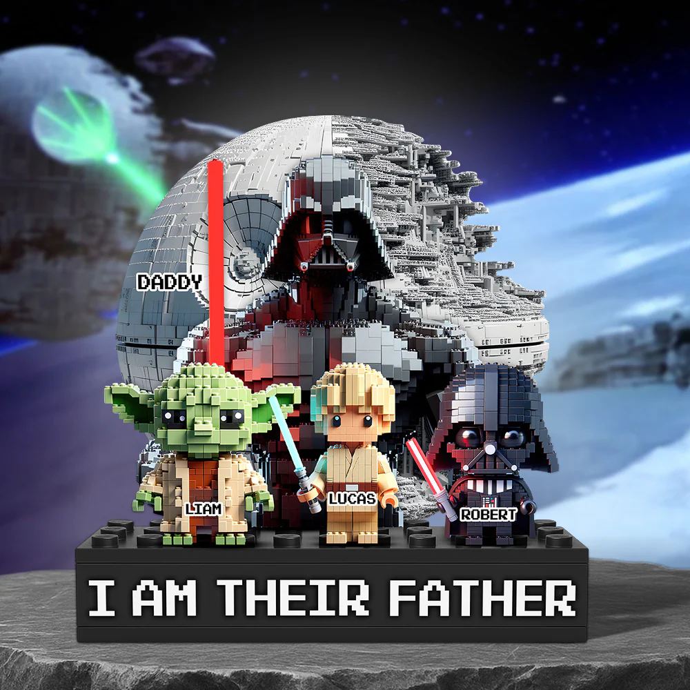 Stwa I Am Their Father - Personalized Acrylic Plaque - Gift For Dad, Father's Day - Image 2