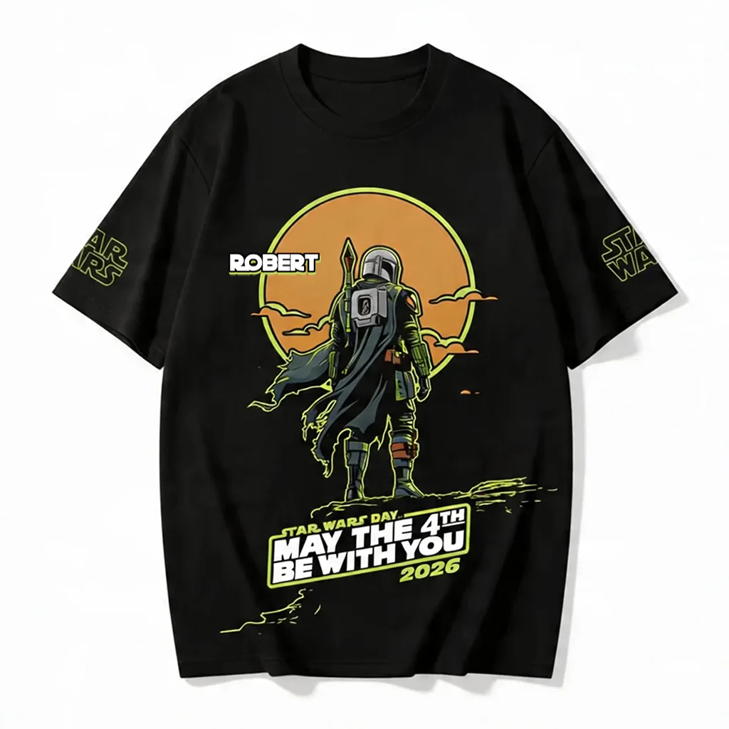 Stwa May The 4th Be With You - Personalized All Over Shirt - Gift For Movie Fans HH01 - Image 2