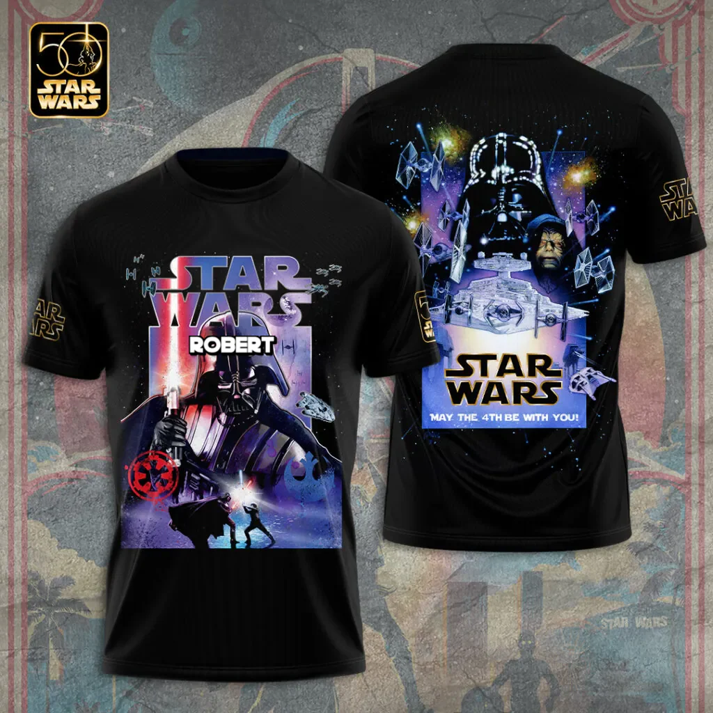 Stwa May The 4th Be With You - Personalized All Over Shirt - Gift For Movie Fans HH01