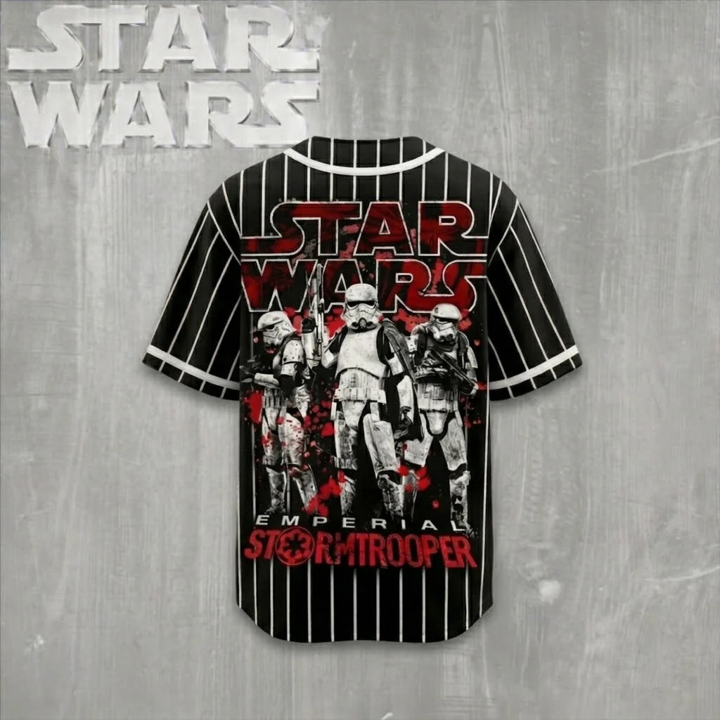 Stwa Space Warrior - Personalized Baseball Jersey - Gift For Movie Fans BA01 - Image 3