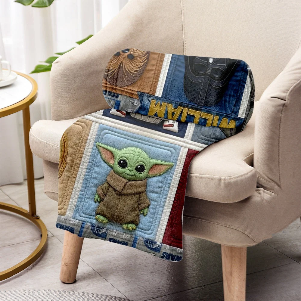 Stwa Space Warriors Patchwork - Personalized Blanket - Gift For Movie Fans NL122 - Image 3