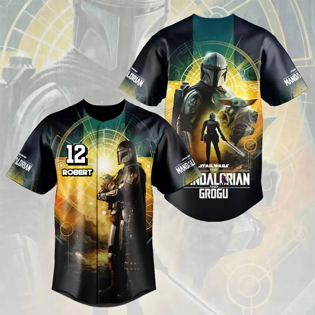 Stwa Galactic Tracker - Personalized Baseball Jersey For Adult, Kid, Toddler - Gift For Movie Fans HH01 - Image 2