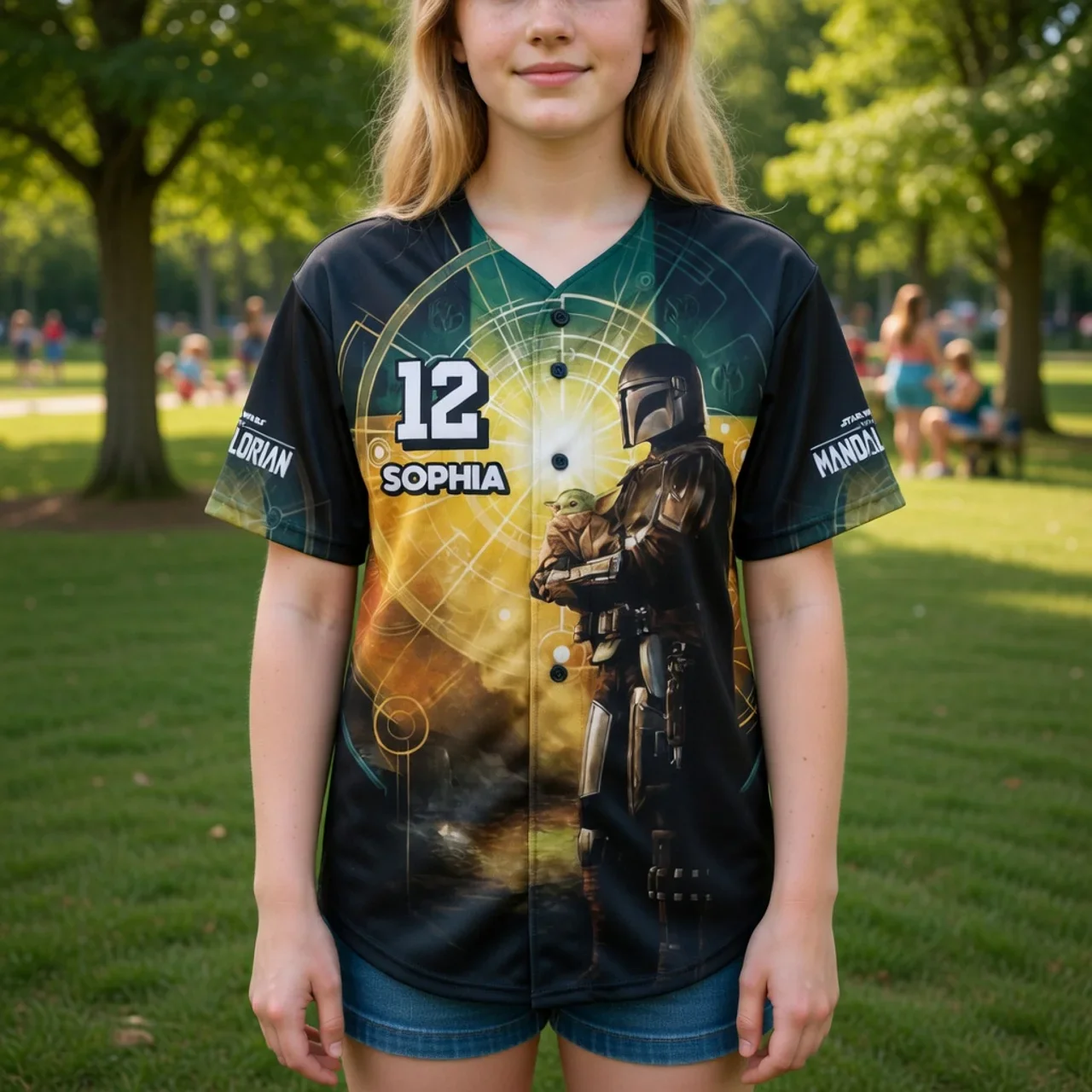 Stwa Galactic Tracker - Personalized Baseball Jersey For Adult, Kid, Toddler - Gift For Movie Fans HH01 - Image 5