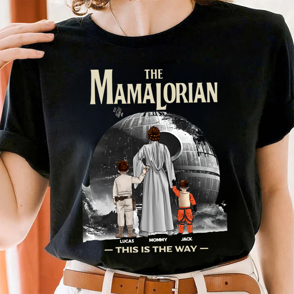 Stwa The Mamalorian - Personalized Shirt - Gift For Mom - Image 3