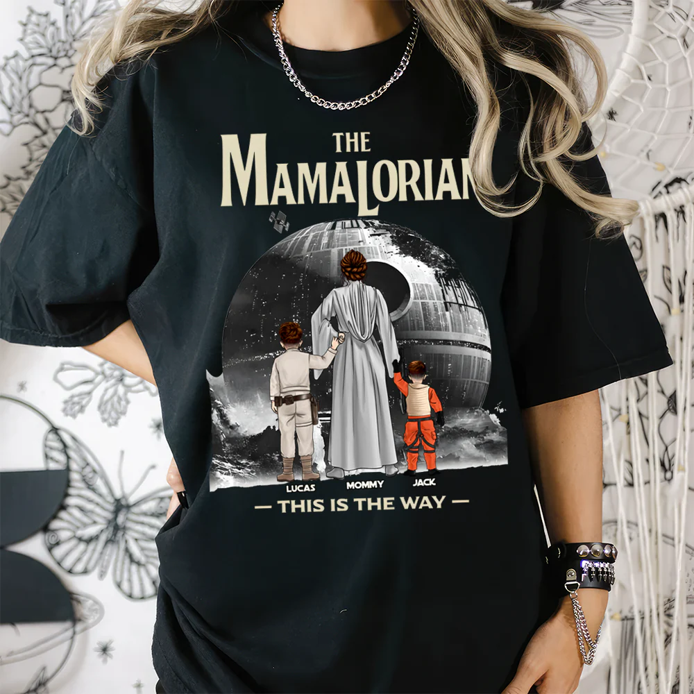 Stwa The Mamalorian - Personalized Shirt - Gift For Mom - Image 4