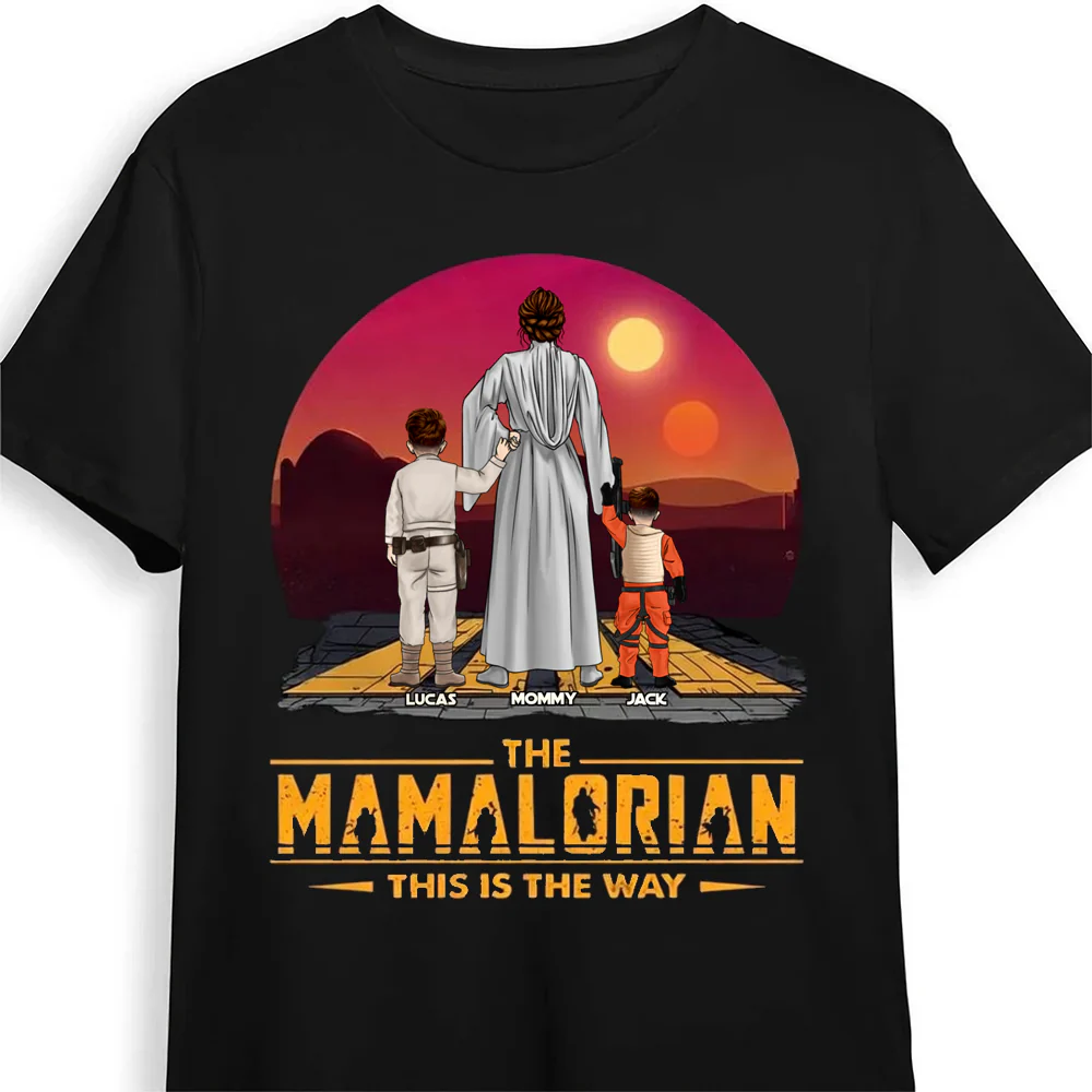 Stwa The Mamalorian This Is The Way - Personalized Shirt - Gift For Mom - Image 2