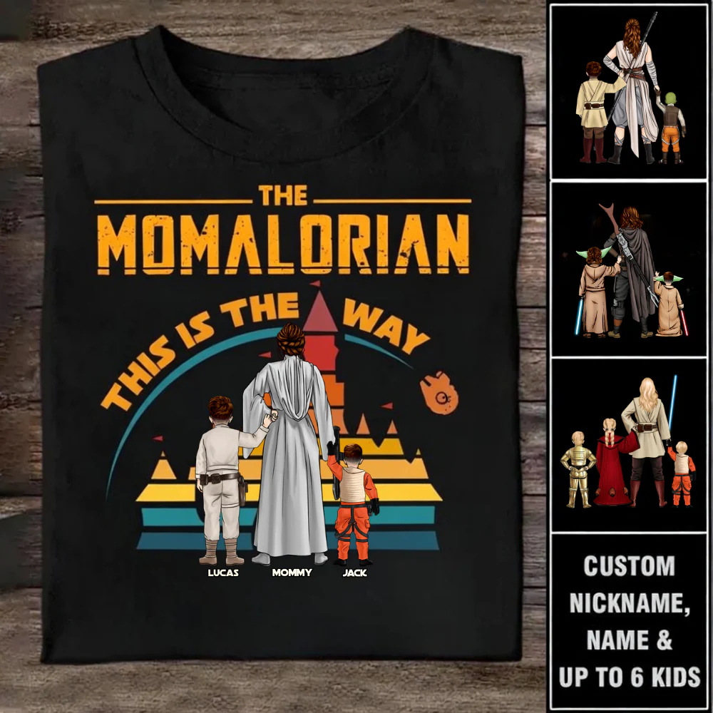 Stwa The Momalorian This Is The Way - Personalized Shirt - Gift For Mom