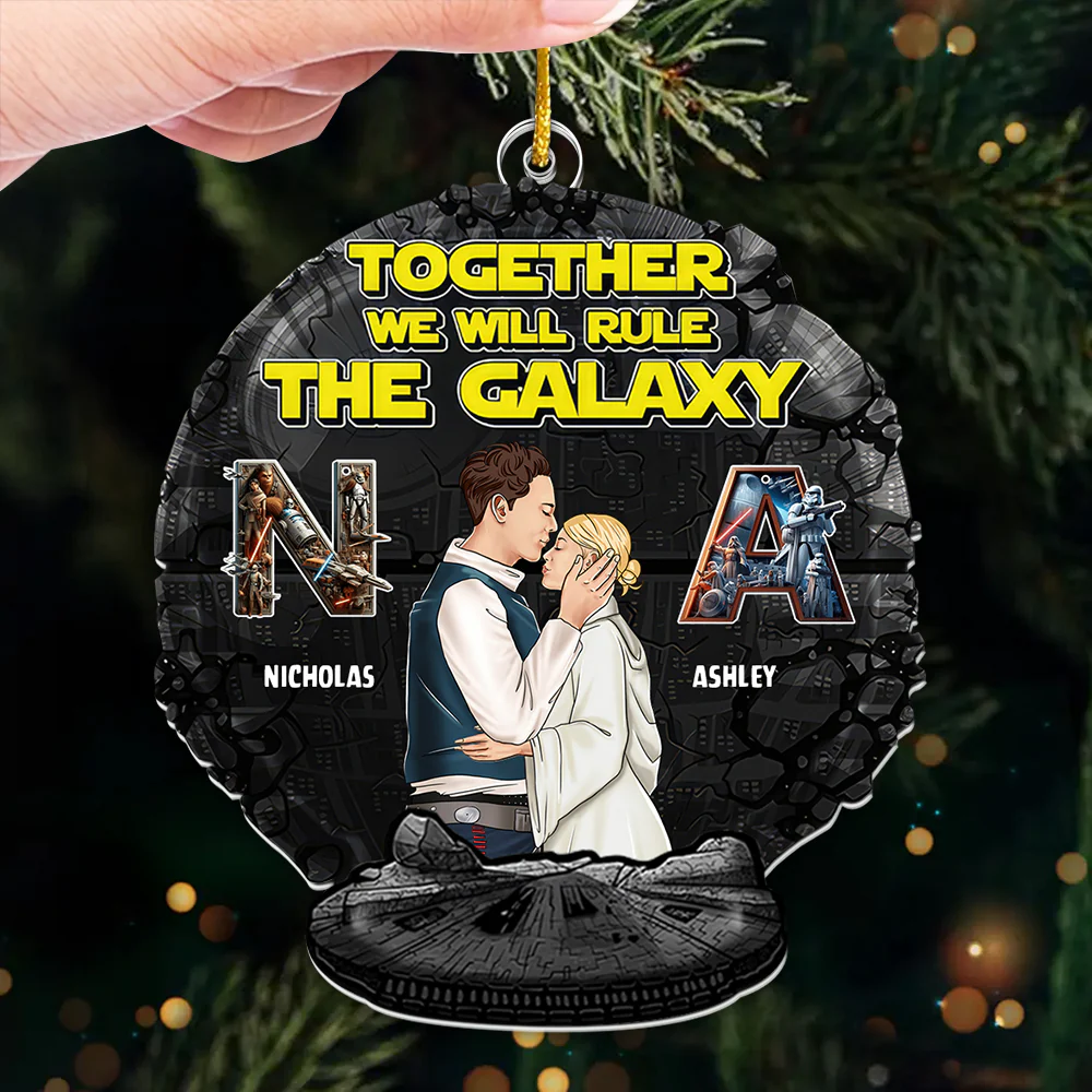 Stwa We Will Rule The Galaxy - Personalized Acrylic Ornament - Gift For Couple | CL57 TD118