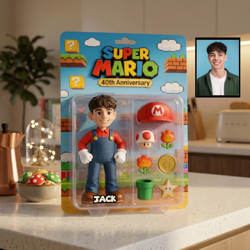 Super Mrio 40th Anniversary - Personalized Acrylic Plaque - Gift For Movie Fans HH01