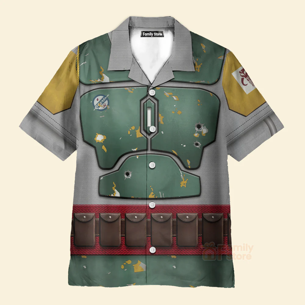 SW Boba Fett Cosplay - Hawaiian Shirt CSSWR005