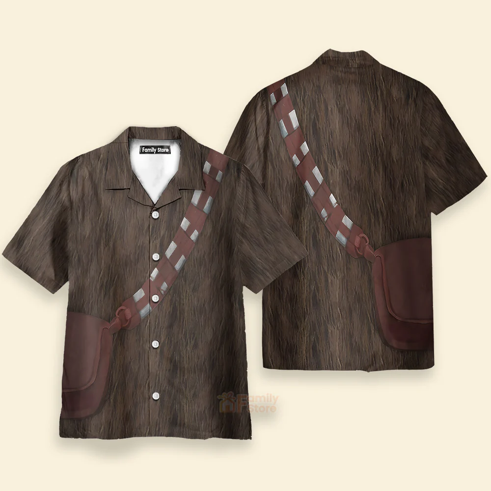 SW Chewbacca Cosplay - Hawaiian Shirt - Image 3