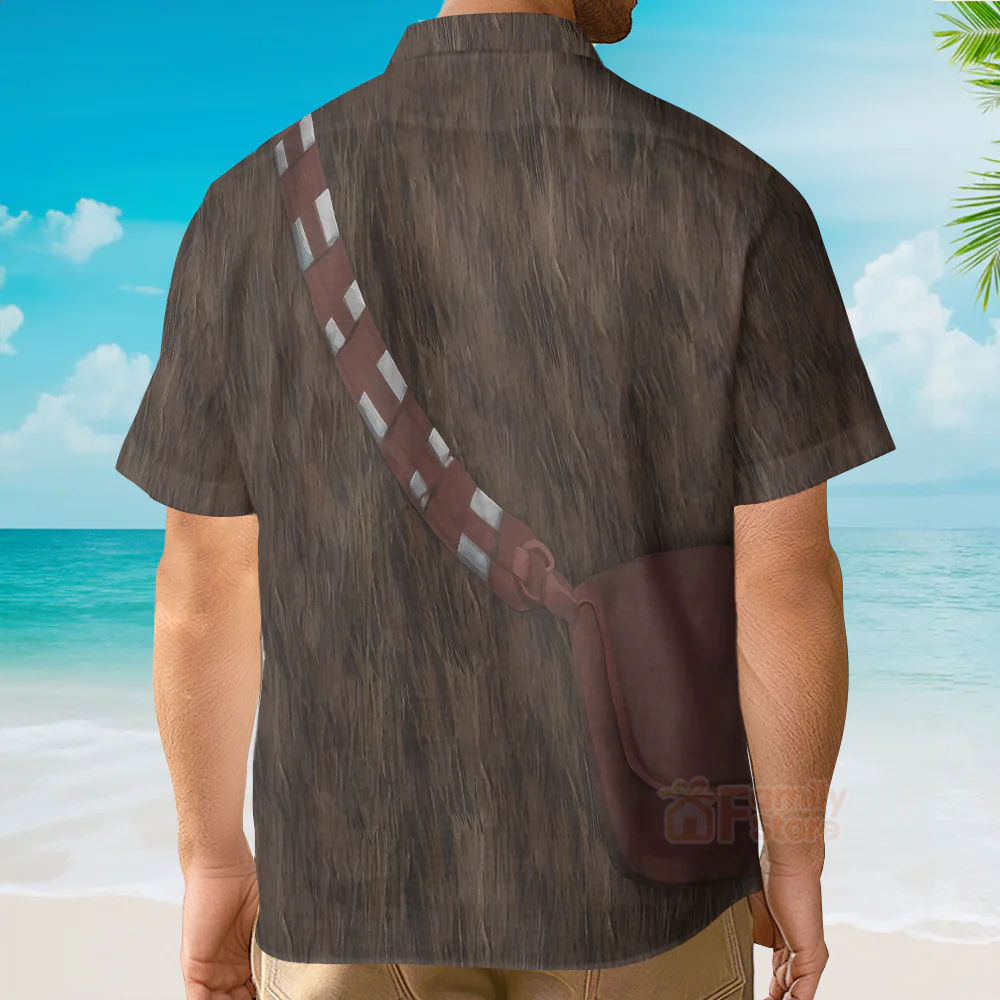 SW Chewbacca Cosplay - Hawaiian Shirt - Image 5
