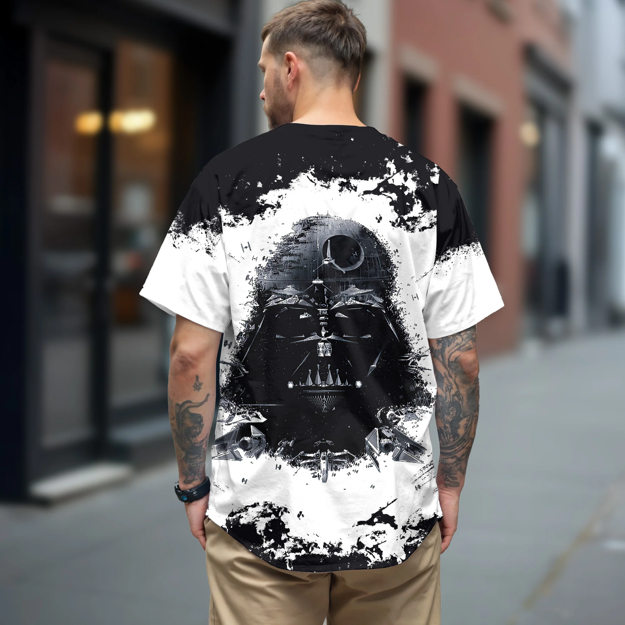 SW Darth Vader So Cool - Baseball Jersey - Christant Gift For Him - Family Store - Image 3