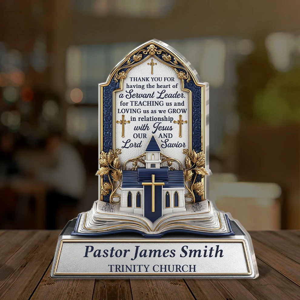 Thank You Pastor - Personalized Acrylic Plaque TD118 - Image 3