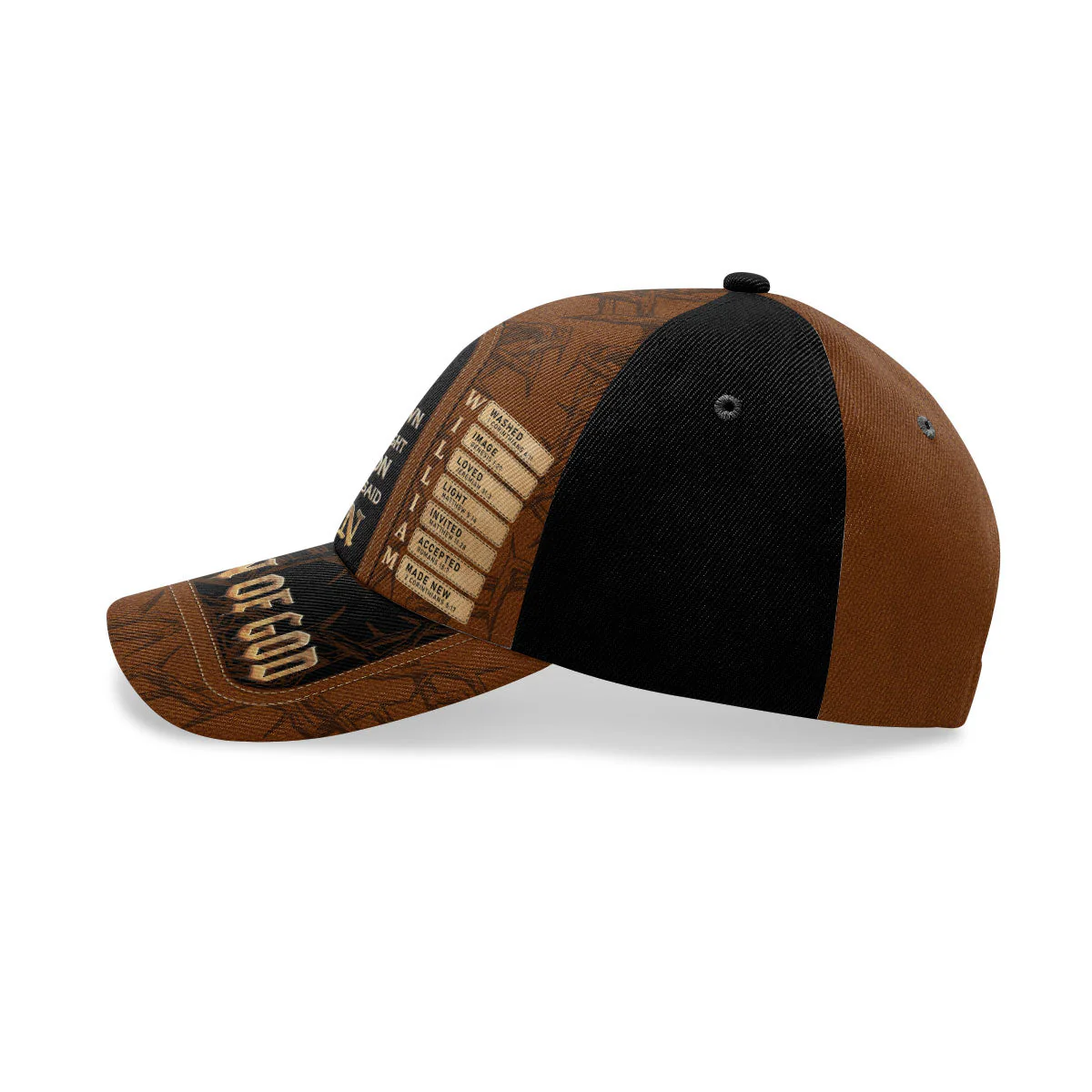 The Devil Saw Me With My Head Down And Thought He'd Won Until I Said Amen - Personalized Classic Cap - Christian Gift For Man BA01 - Image 5