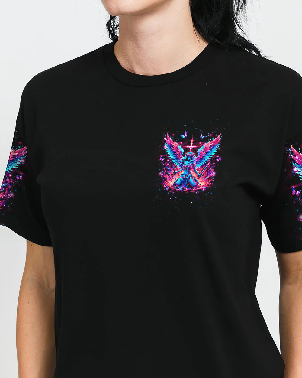 The Devil Saw Me With My Head Down Women's All Over Print Shirt - Yhhg1405244 - Image 12