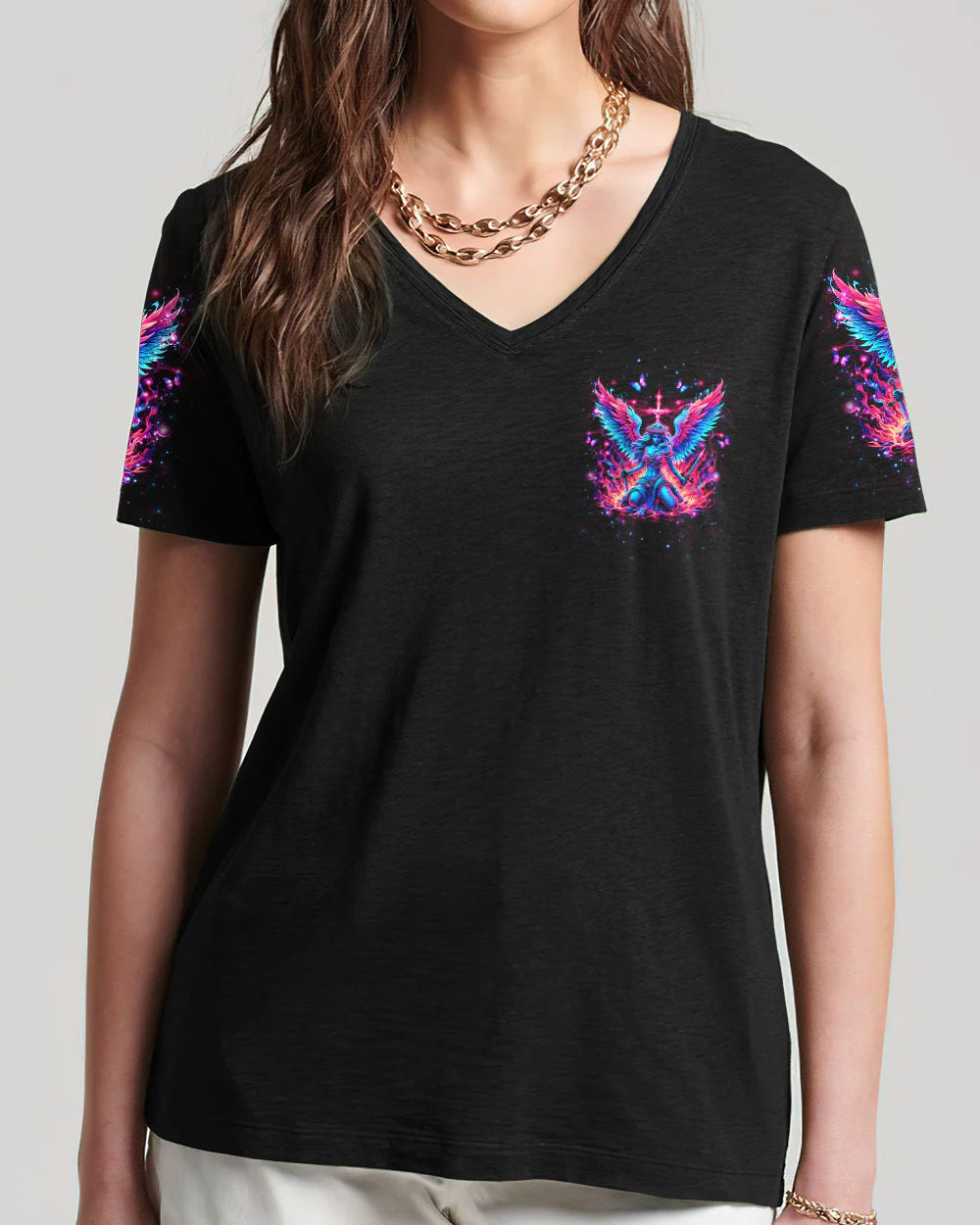 The Devil Saw Me With My Head Down Women's All Over Print Shirt - Yhhg1405244 - Image 14