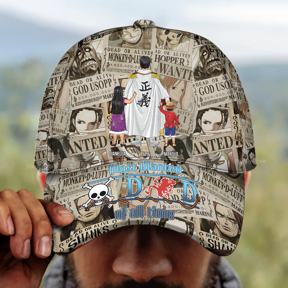 The Greatest Dad In The World OnPi Pirate Adventure - Personalized Classic Cap - Gift For Dad, Fathers Day - CL11 NA94
