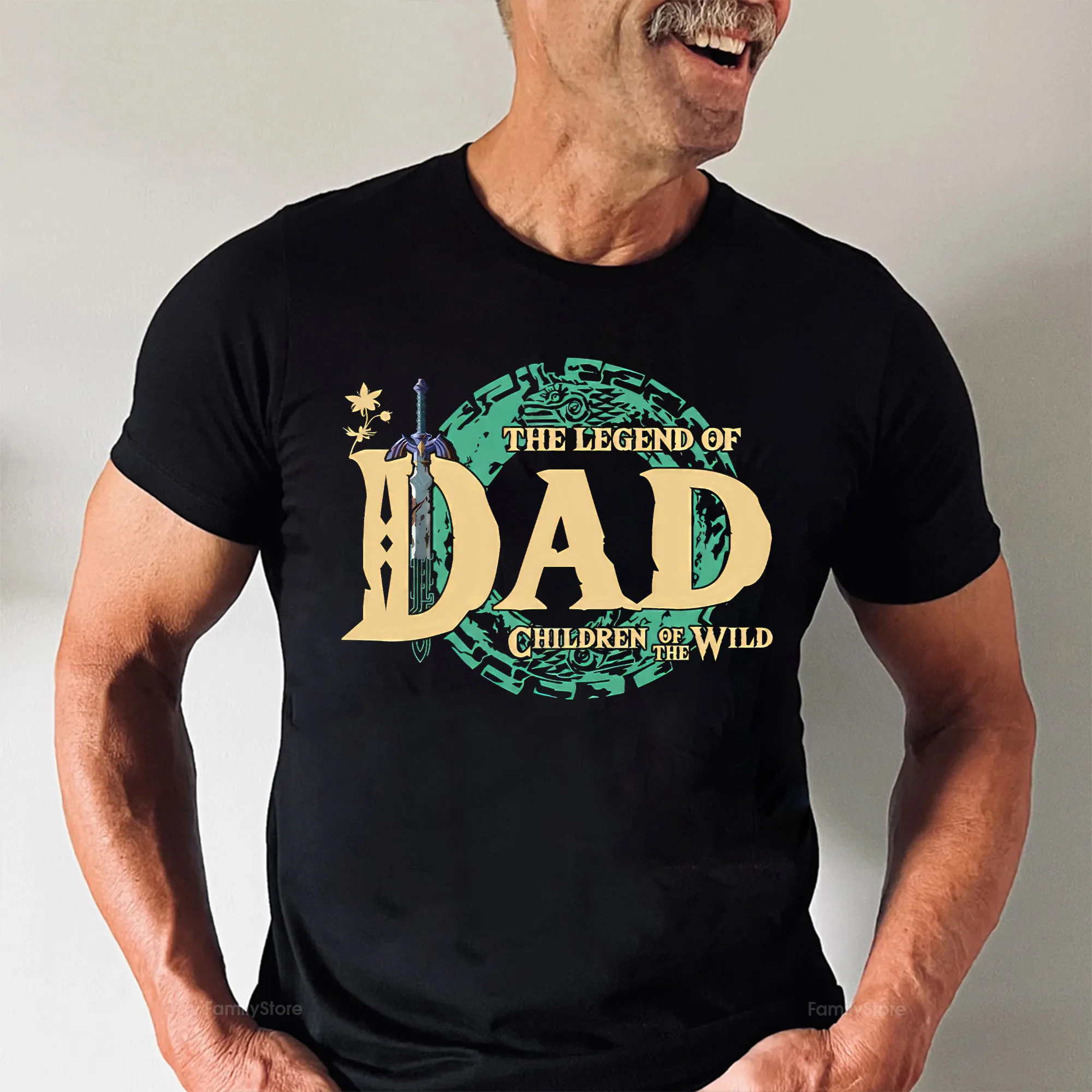 The Legend Of Dad Zelda Dad - Personalized Shirt 2 Side - Gift For Dad - Image 4