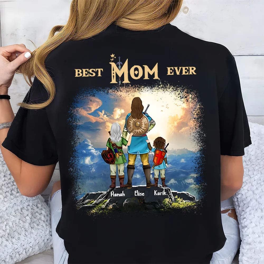 The Legend Of Mom LoZd - Personalized Shirt 2 Side - Gift For Mom - Image 4