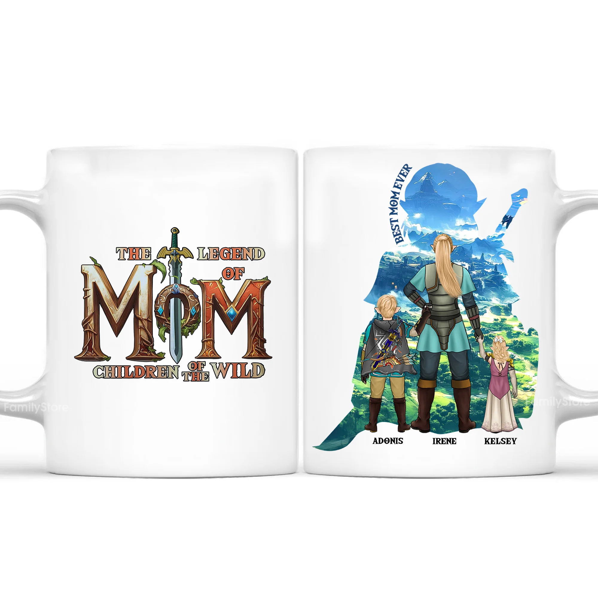 The Legend Of Mom Zelda - Personalized Mug - Gift for Mom | CL07 NH96 - Image 4