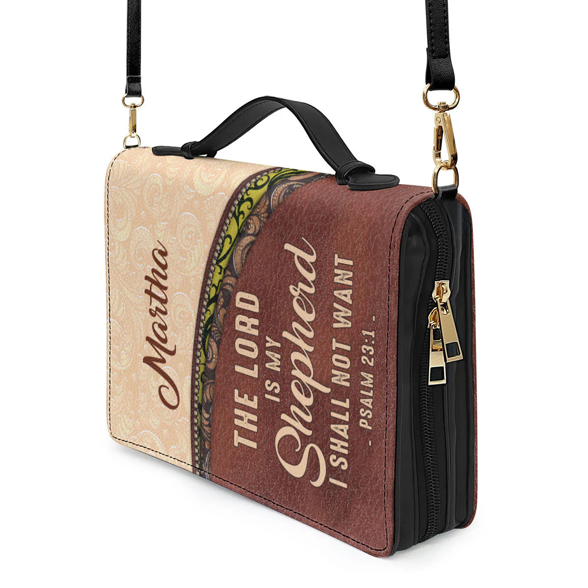 The Lord Is My Shepherd, I Shall Not Want - Unique Personalized Bible Covers - AT4081437 - Image 5