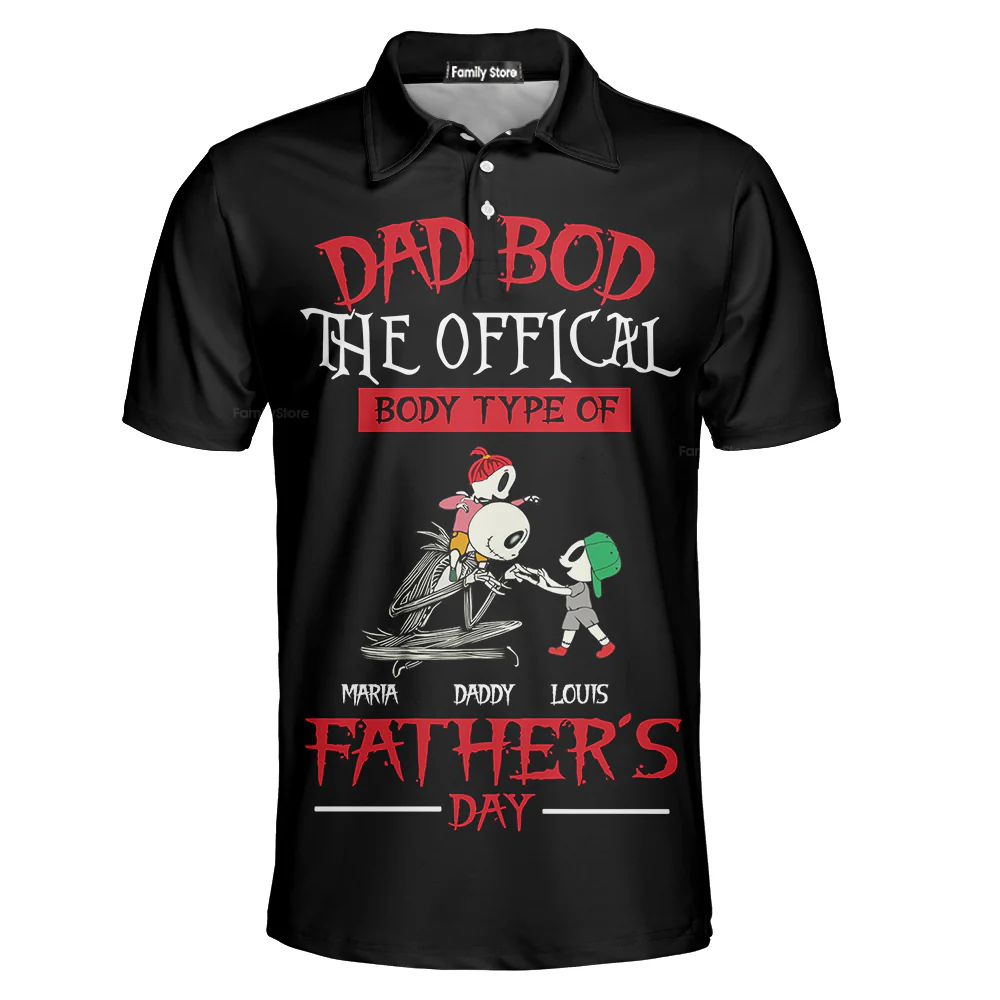 The Official Dad Bob - Personalized Men Polo Shirt - Gift For Dad, Grandpa, Father's Day |  CL14 NA94 - Image 2