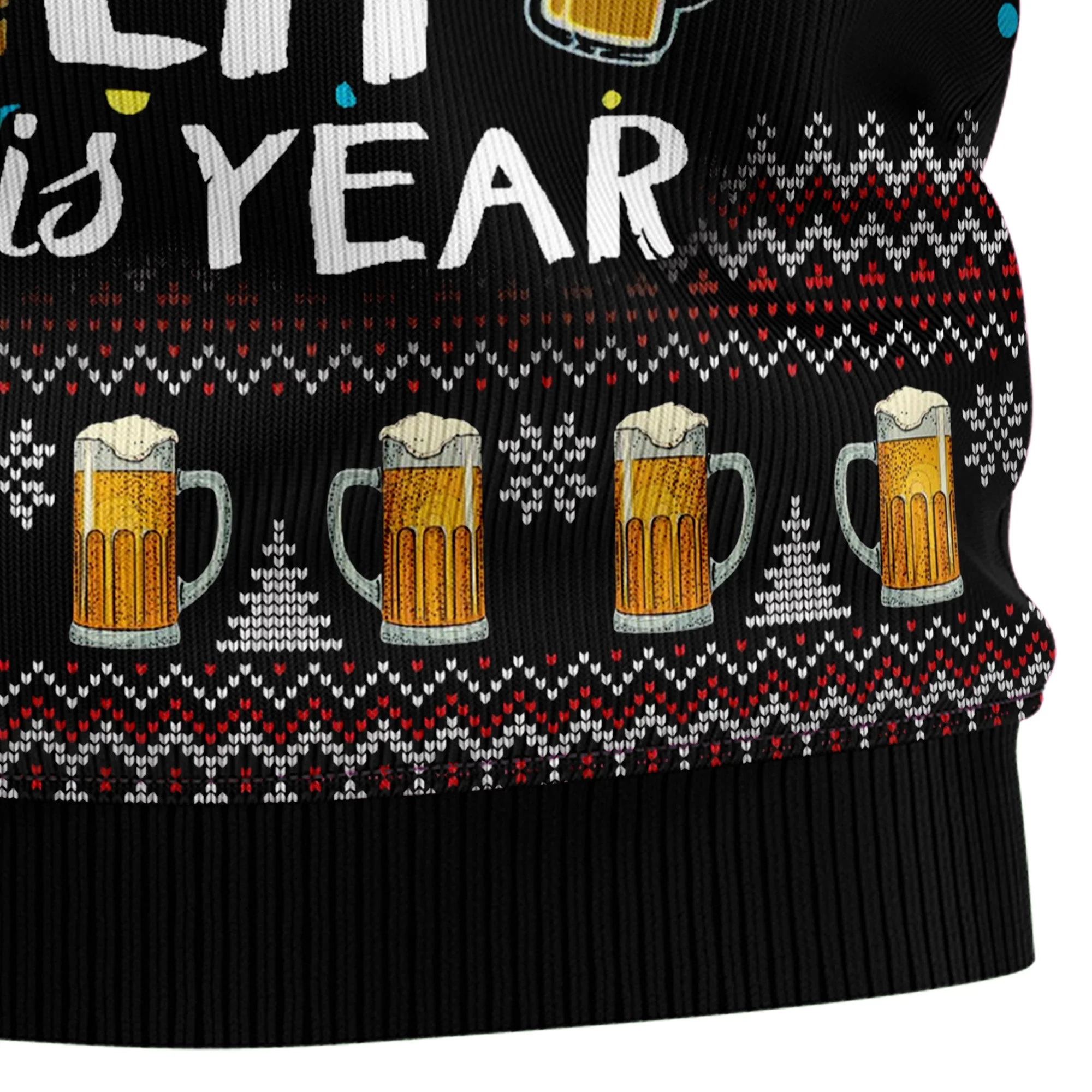 The Tree Isn't The Only Thing Getting Lit Ugly Christmas Sweater - Image 5