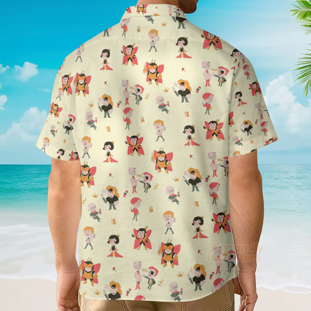 The Venture Bros Pattern Hawaiian Shirt - Image 5