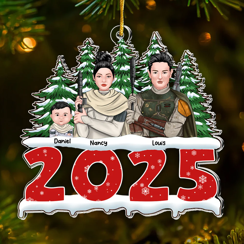 Stwa The Warmth Of A Family Love - Christmas Gift For Family Members - Personalized Acrylic Ornament - CL46 NA94 - Image 2