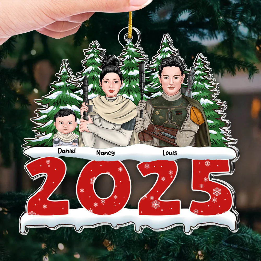 Stwa The Warmth Of A Family Love - Christmas Gift For Family Members - Personalized Acrylic Ornament - CL46 NA94 - Image 3