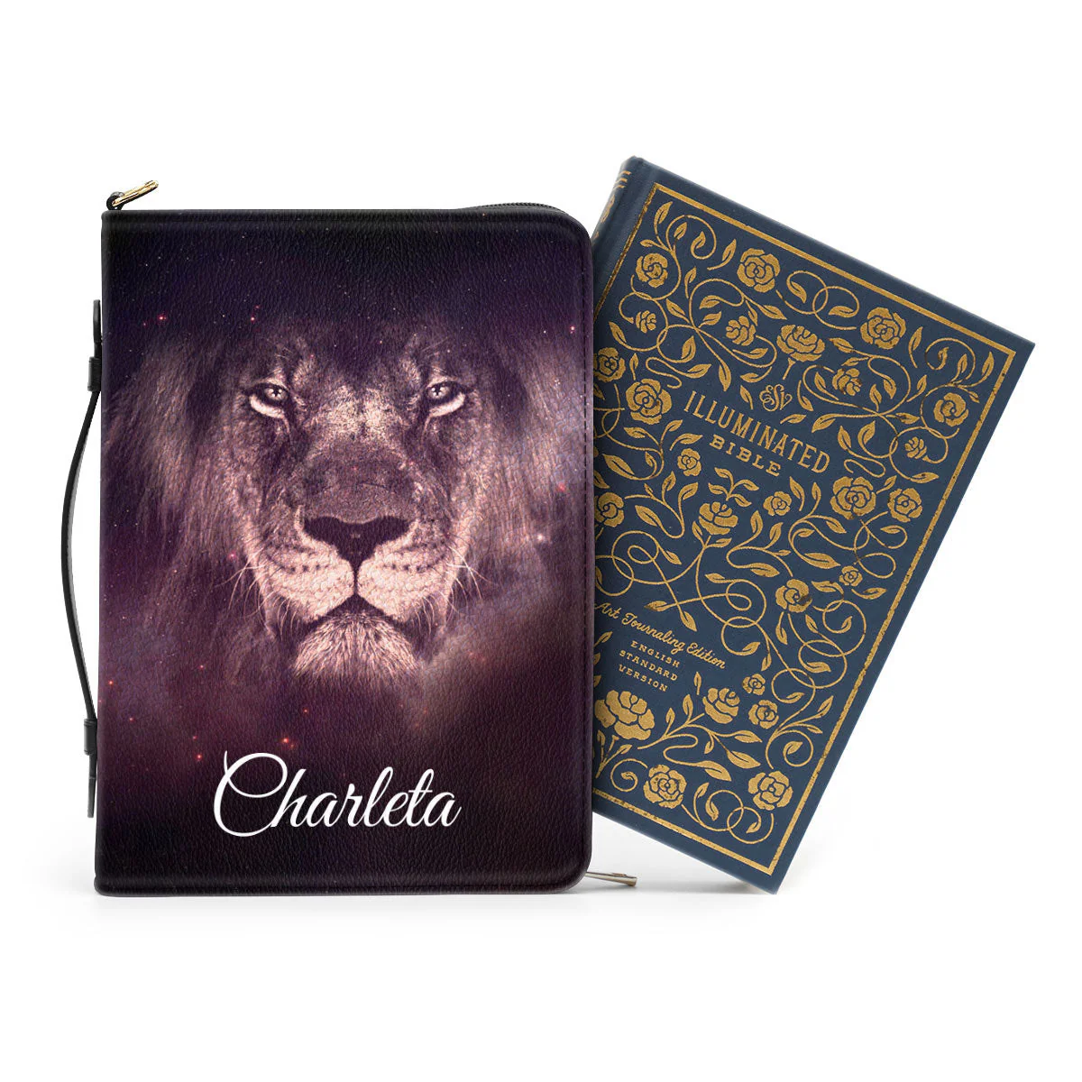 There Is Power In The Name Of Jesus - Scripture Gifts For Women Of God - Personalized Bible Covers - AT4082462 - Image 3