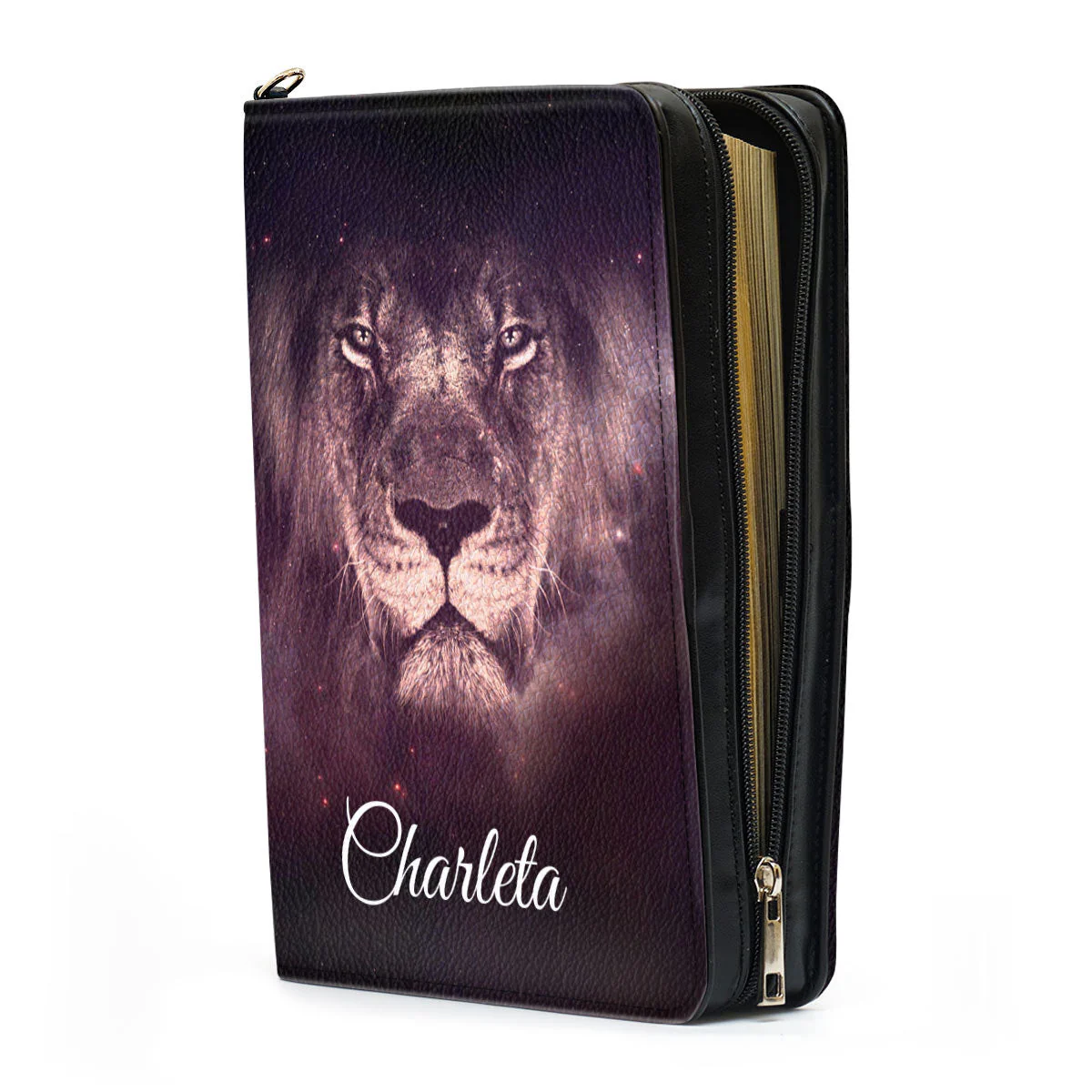 There Is Power In The Name Of Jesus - Scripture Gifts For Women Of God - Personalized Bible Covers - AT4082462 - Image 4