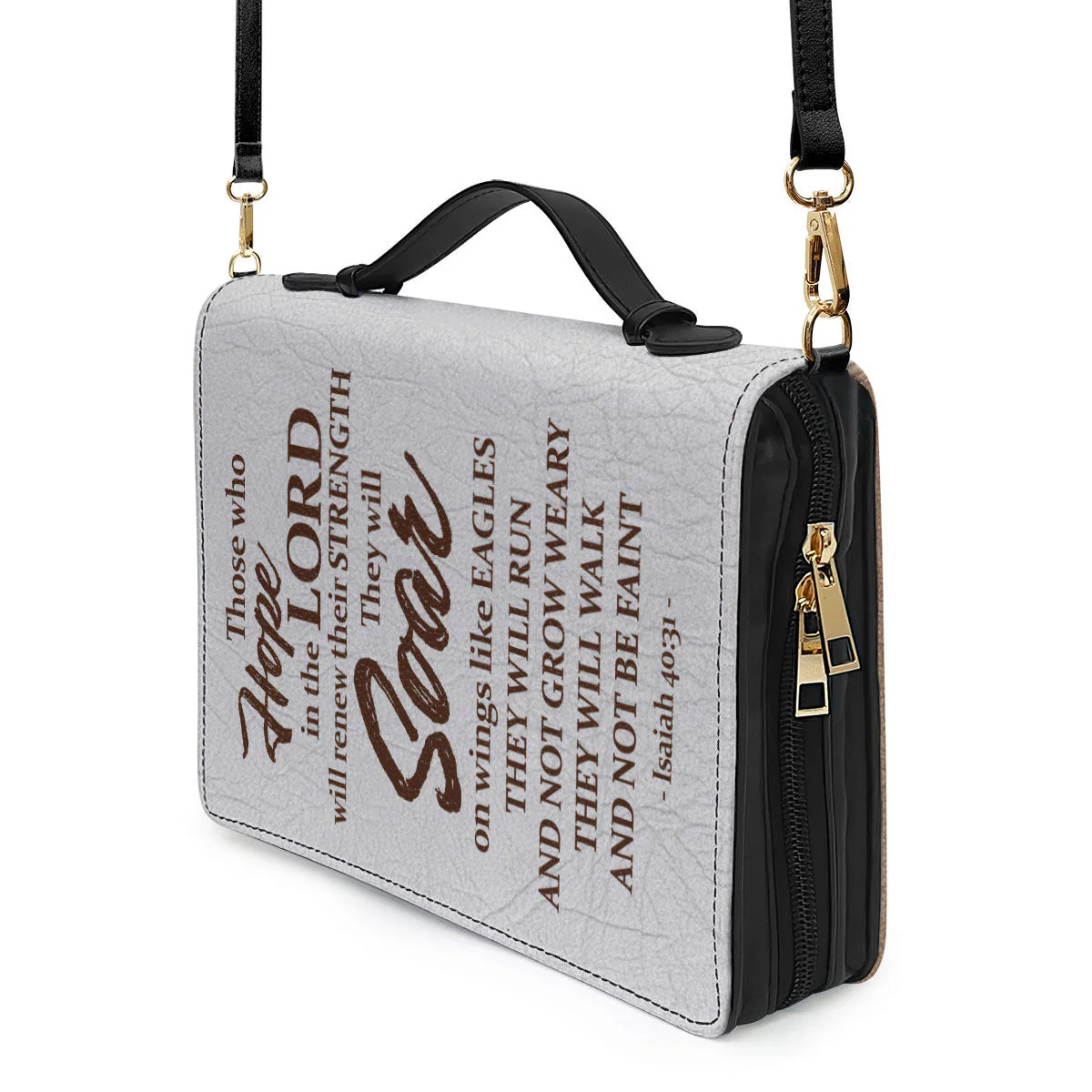 They Will Soar On Wings Like Eagles - Scripture Gifts For Women Of God - Personalized Bible Covers - AT4082467 - Image 5