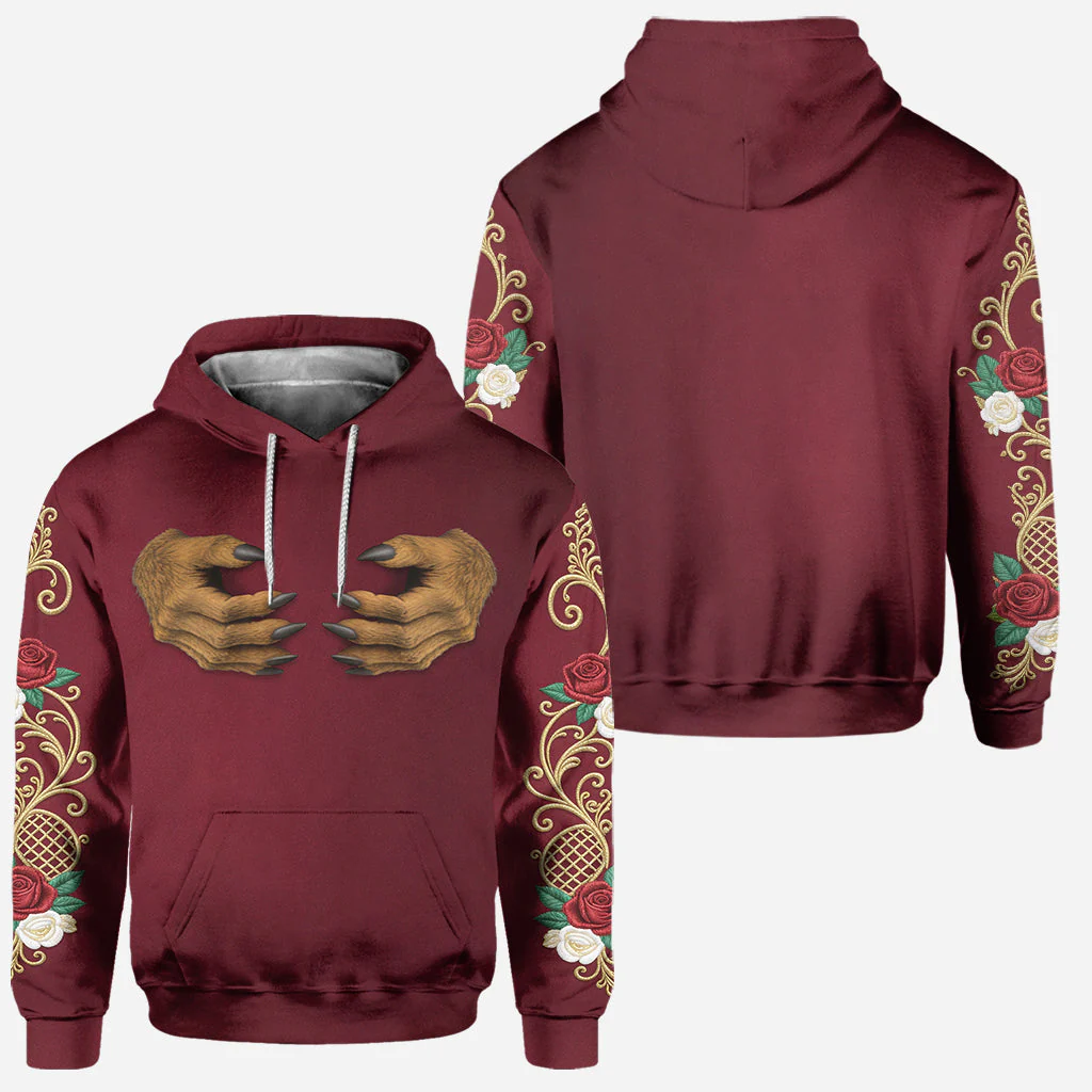 This Ass Belongs To Him - Personalized Hoodie and Leggings - Gift For Her, Couple HH01 - Image 2