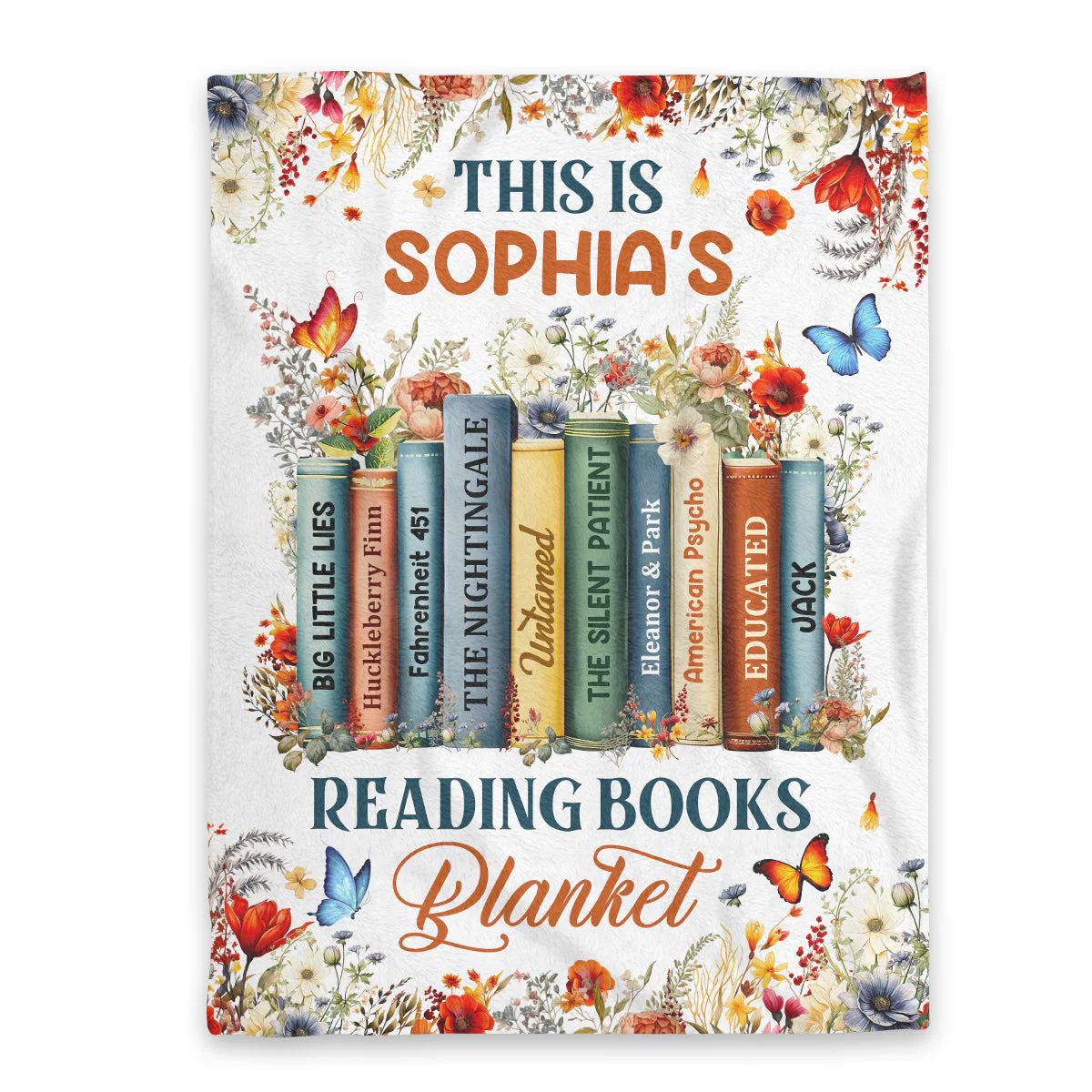 This Is My Reading Journal - Personalized Blanket - Gift For Book Lover, Reader, Her HH01 - Image 3
