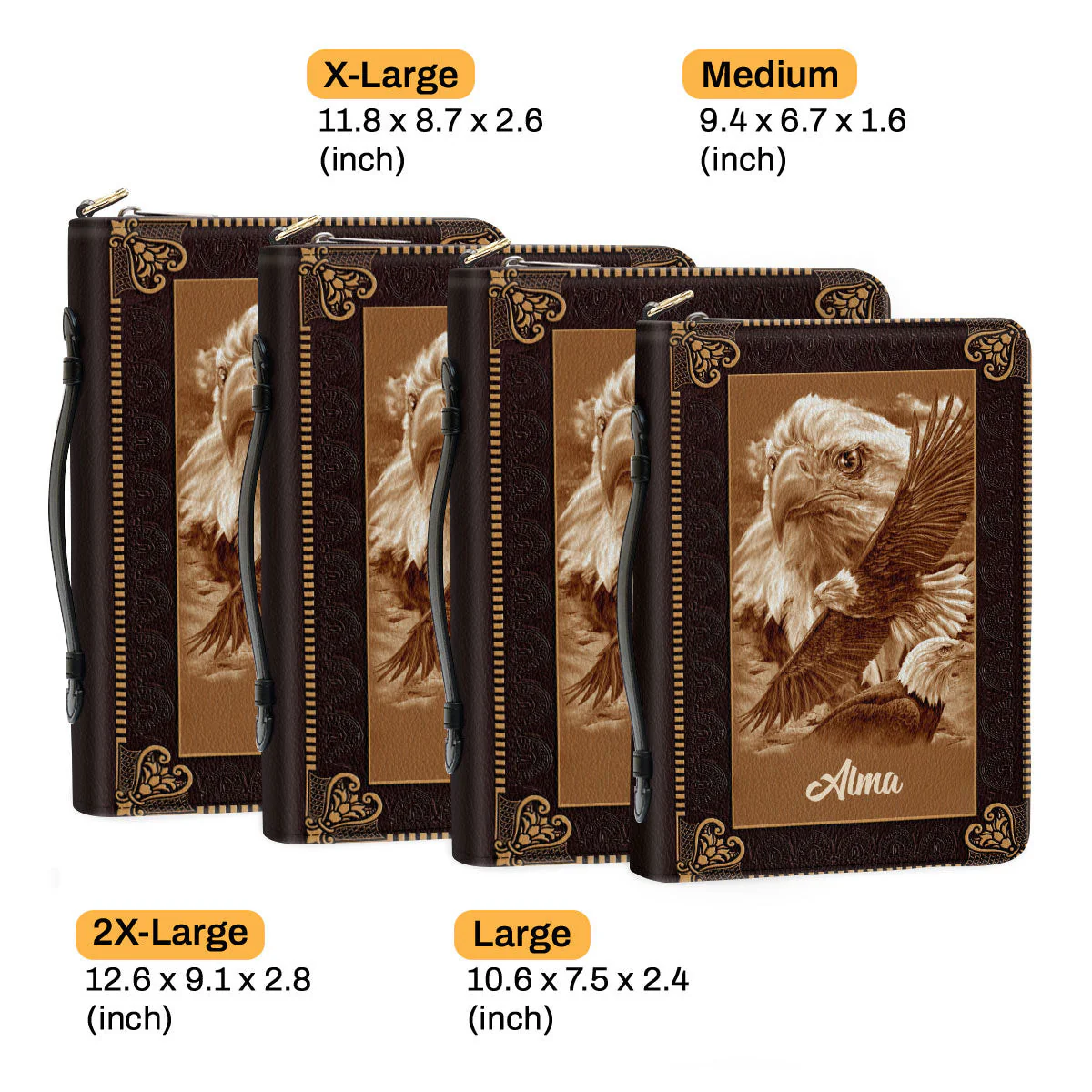 Those Who Hole In The Lord Eagle - Beautiful Personalized Bible Covers - AT4082449 - Image 3
