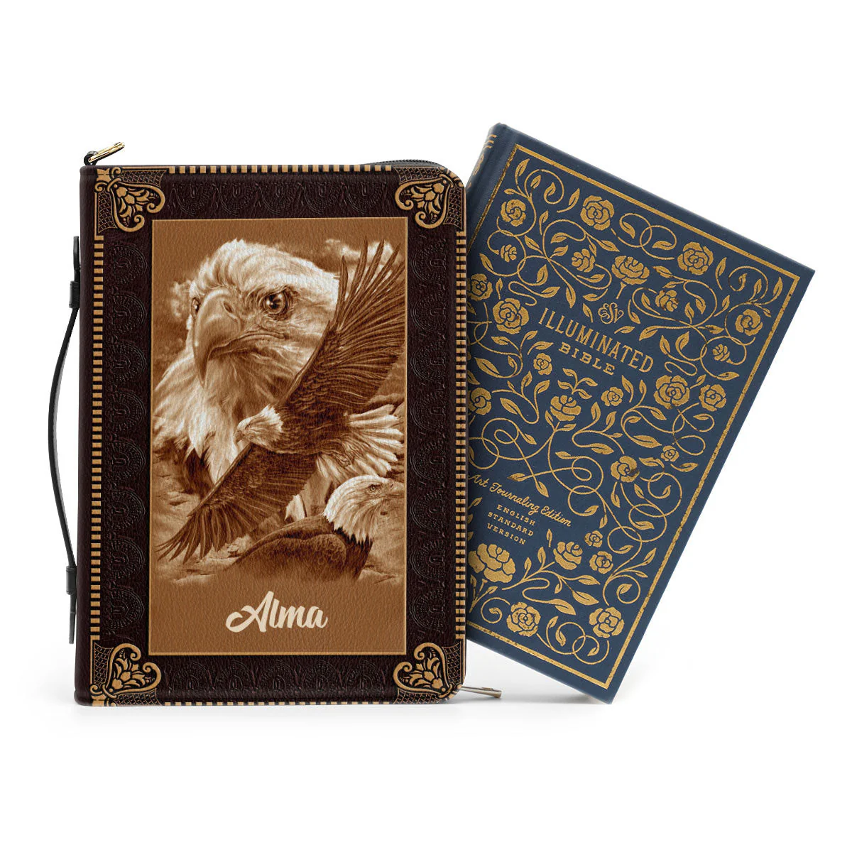 Those Who Hole In The Lord Eagle - Beautiful Personalized Bible Covers - AT4082449 - Image 4
